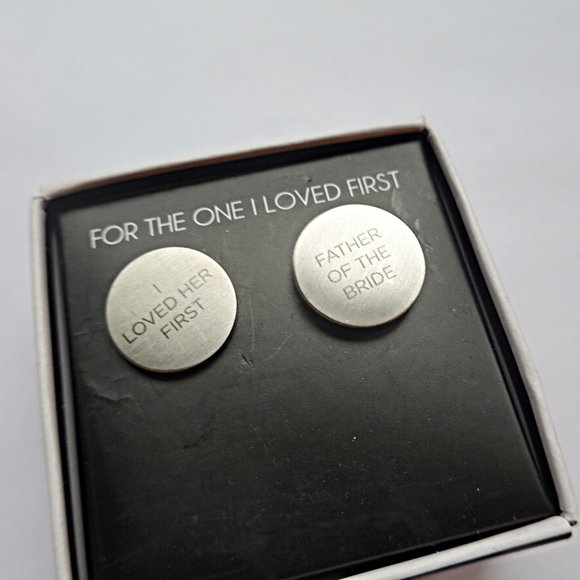 Wedding Cufflinks - Father of the Bride - Picture 1 of 1